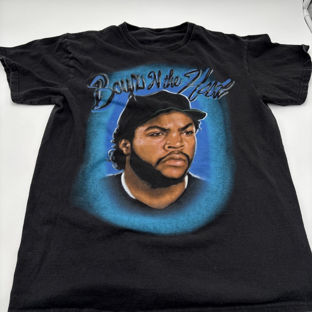 Boyz In The Hood Graphic Print‎ Tshirt Mens Size Medium Freeze Ice Cube Black
